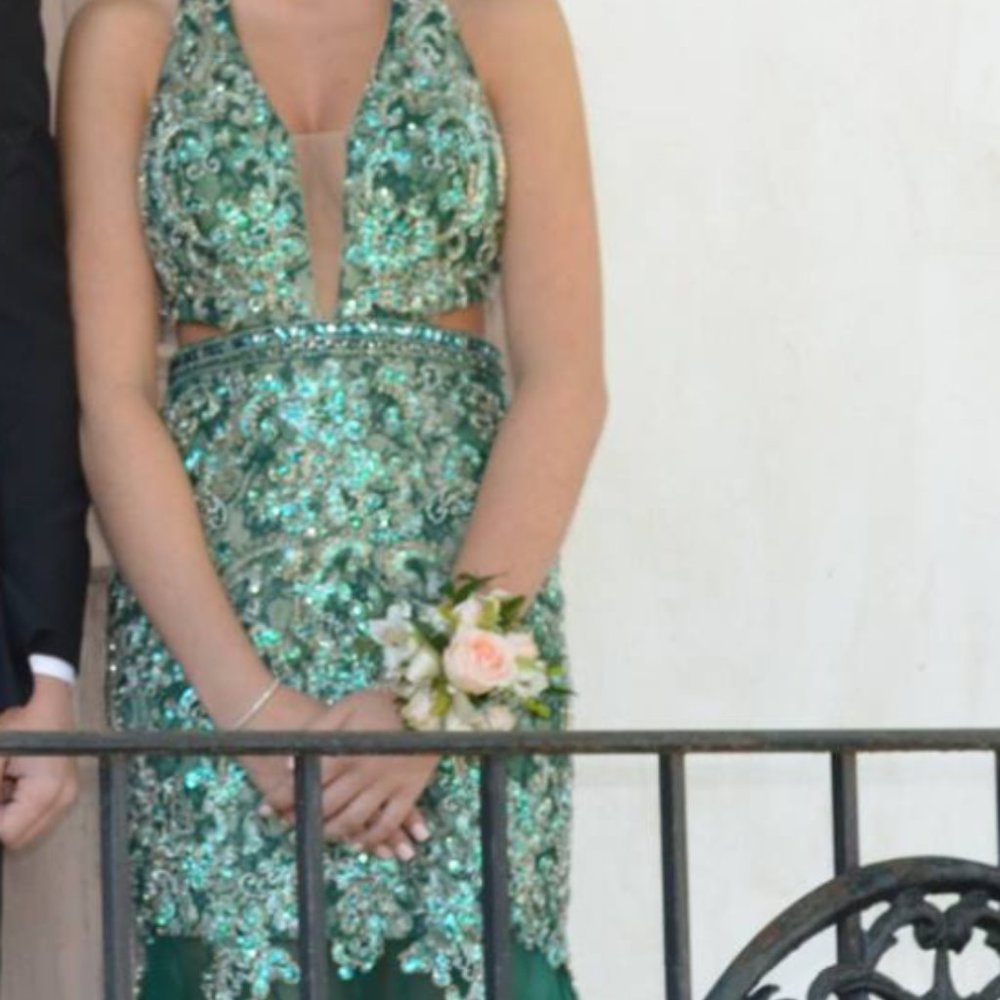 Emerald green Prom/Pageant